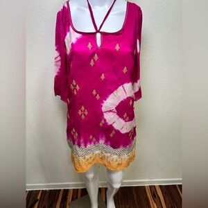 Juicy Couture Pink and Gold Women's Blouse